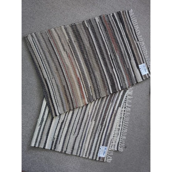 Rongyszőnyeg 70x160 cm barna